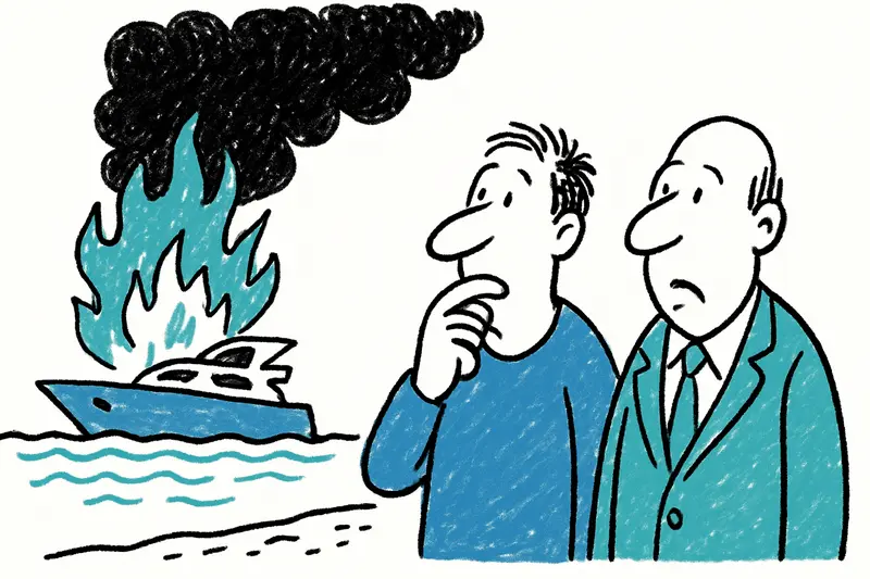 Burning Yacht near Ibiza: Smoke over the island and unanswered questions